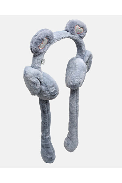 REDTAG واقيات أذن رمادية مزينة بشخصيات كرتونية للبنات