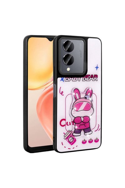 Generic Brand غطاء سيليكون GZST Amas لهاتف Vivo Y36 5G مع تصميم منقوش ولامع -...