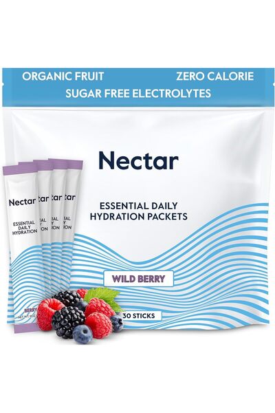 nectar Hydration Packs - Electrolyte Powder Packs - Sugar-Free and Calorie-Fr...