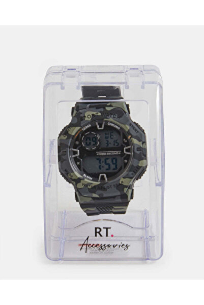 REDTAG Boys Black Multi Functional Digital Watch