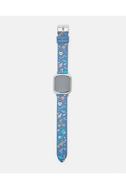 REDTAG Boys Blue Printed Digital Watch