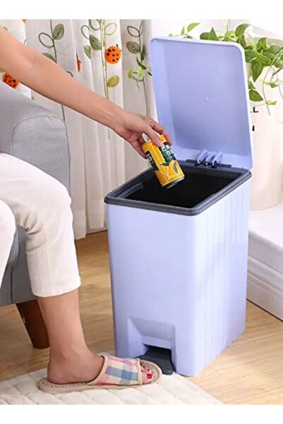 Mas Plastic Rectangular Pedal Waste Bin 11.3L