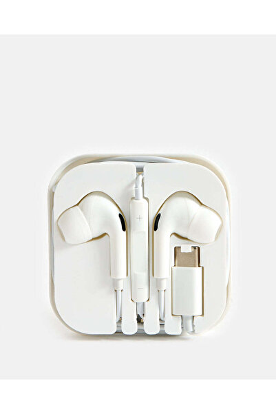 REDTAG سماعة أذن سلكية بيضاء من النوع C