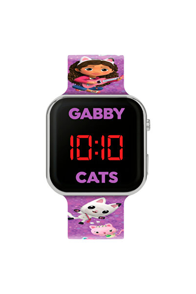 Gabby's Dollhouse Disney Gabby Purple Printed Strap LED Watch GAB4033