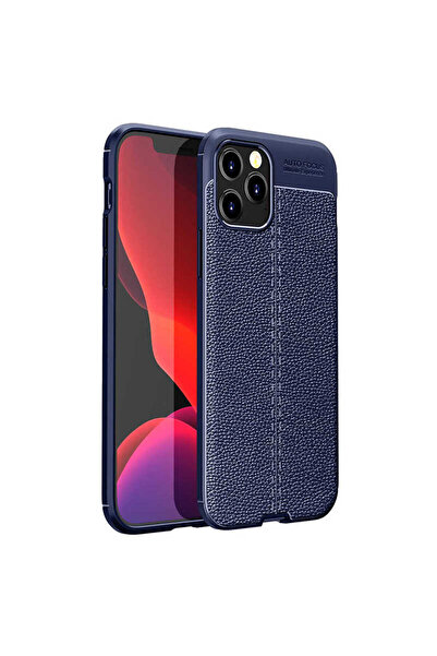 Giz Story حافظة سيليكون GZST Niss متوافقة مع هاتف iPhone 12 Pro - أزرق داكن