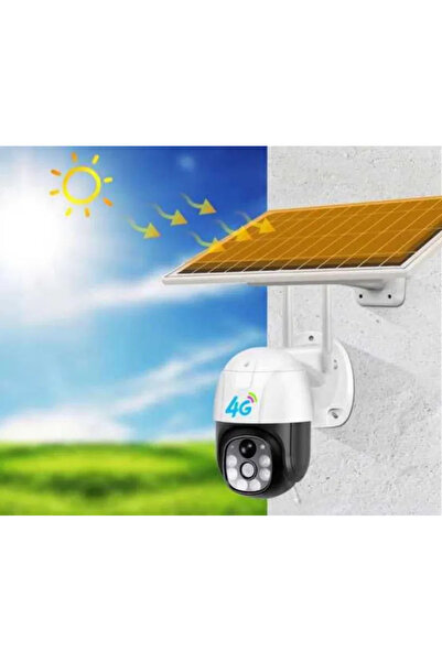 NO BRAND Camera Supraveghere Solara 4G Cartela SIM 3 MP FULL HD Panou Solar