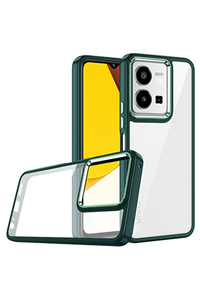 Giz Story غطاء حماية فيفو Y35 GZST فلورا - أخضر