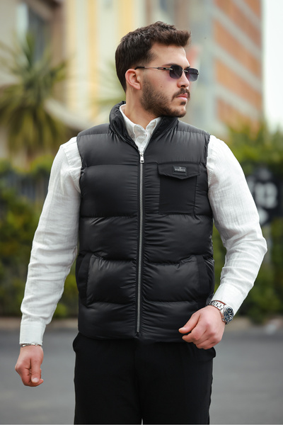 Rowsmen Men's Inflatable Vest with Chest Pocket