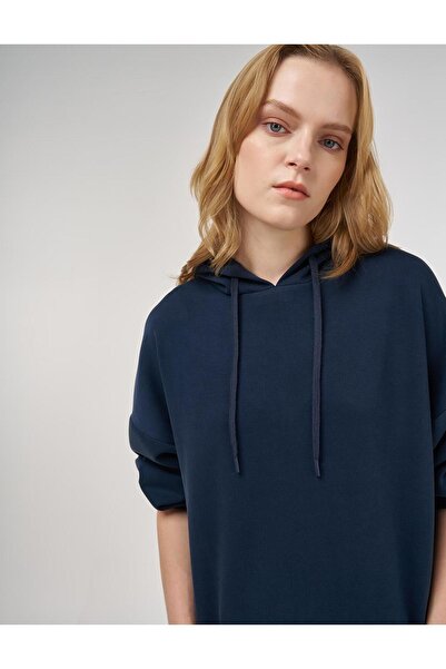 Kayra Set dublu cu detaliu glugă, bleumarin 16009