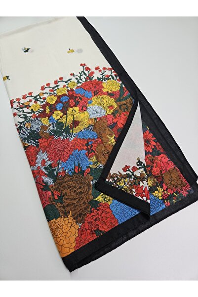 tomrisboutique Lüks Şal Viskon Keten Pamuklu Solf Kumaş Hijab 4 Mevsim Çift T...