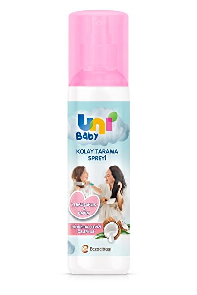 BRAVASİP Uni Baby Kolay Tarama Spreyi 200 ml Bebek Saç Açıcı Düğümlenmeyi Önl...