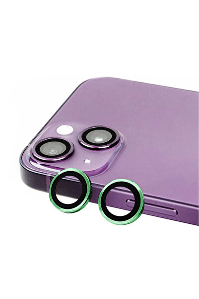 Giz Story iPhone 15 Plus Compatible Gzst Cl-07 Camera Protector-Green