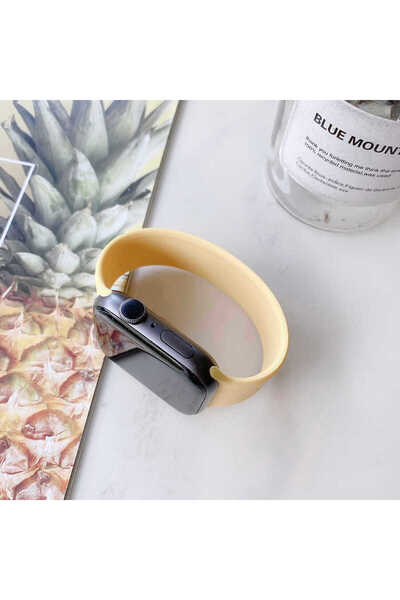 Giz Story Watch 40mm Compatible Krd-31 Solo Loop Medium Gzst Strap-Yellow