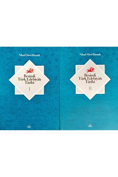 Literatürk Academia Resimli Türk Edebiyatı Tarihi 1-2 (2 Cilt Takım) / Nihad ...