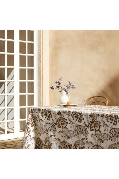 Willuxe Table Cover Tablecloth Dining Table Cover Stain Resistant Waterproof ...