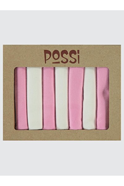 Civil Baby Pachet de 7 șervețele plate pentru gură - Roz