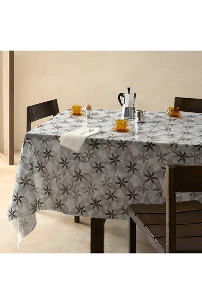 Willuxe Table Cover Tablecloth Dining Table Cover Stain Resistant Waterproof & Wipeable Pvc Cover