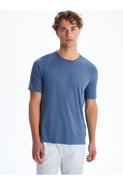 LC Waikiki Nevavm with Difference Oval Collar Men's Sports T-Shirt