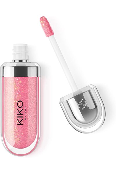 Kiko ملمع شفاه ميلانو ثلاثي الأبعاد هيدرا، 26 لونًا من الكركديه المتلألئ، 38....