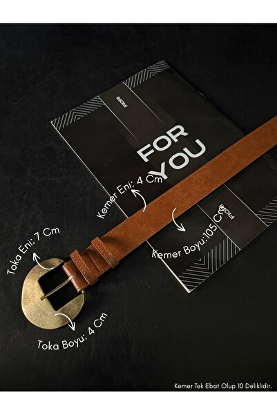 Fiori Curea de pantaloni pentru femei cu cataramă ovală din piele artificială...