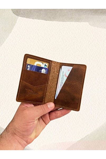 TeriArte Genuine Leather Handmade Card Holder, Minimal Wallet