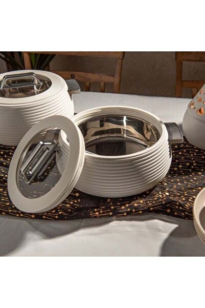 Alberto Food Warmer 3 Lt White Silver