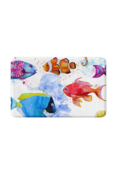 Monnhein Microfiber Bath Mat, Non-Slip Base, Machine Washable, End of the Ser...