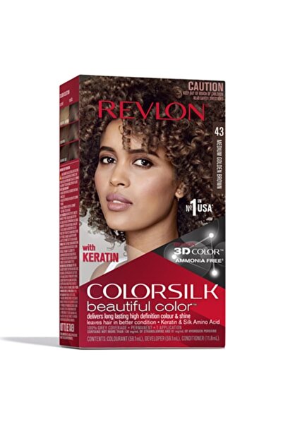 Revlon ColorSilk 43 Medium Golden Brown