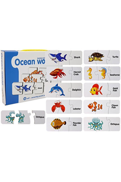 Three top online Puzzle educațional Lumea oceanelor Puzzle 10 conexiuni