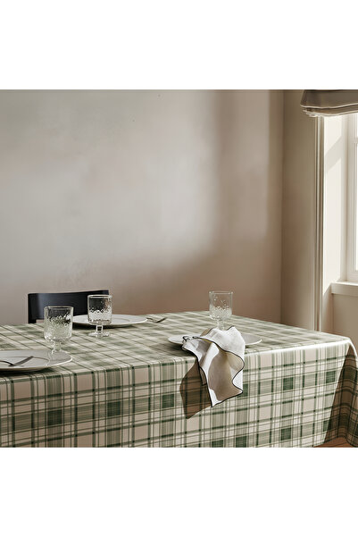 Willuxe Table Cover Tablecloth Dining Table Cover Stain Resistant Waterproof ...