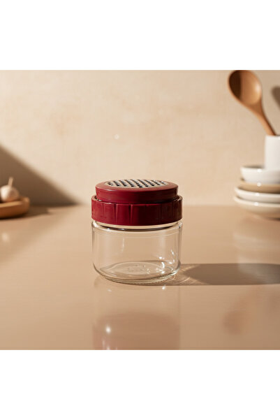 YAZICI Hazneli Mini Rende – Cam Saklama Kaplı Kaşar Peyniri Rendesi, 300 ml