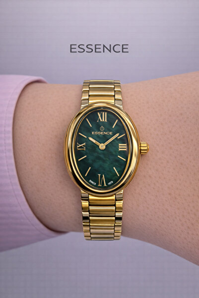 Essence Kadın Kol Saati Altın Kaplama Bilek Modeli