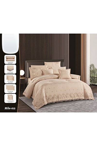 Mon Summer double bedsheet set, 8 pieces, soft fabric, cover size 240*260cm, ...