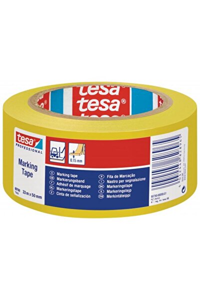 Tesa Bandă de marcare galbenă 33m 50mm