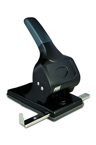 Noki Perforator de birou cu 65 de coli, model P865, negru metalic