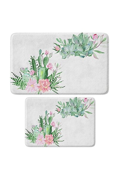 Monnhein Cute Printed 2-Piece Bath Mat Set - Non-Slip Base, End of the Series...