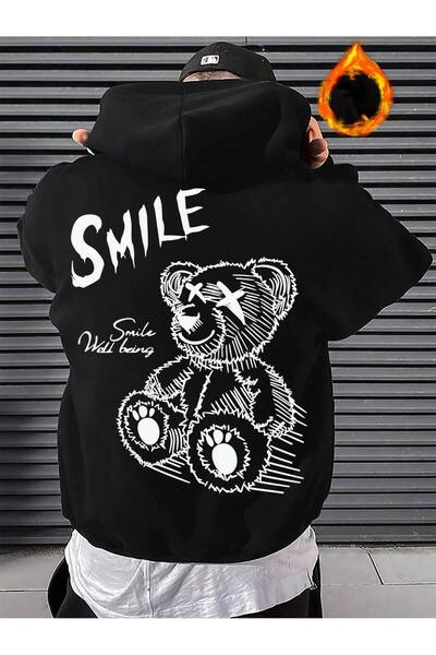 EFFRENATU Hanorac unisex cu glugă tricou - Imprimat pe față și pe toate supra...