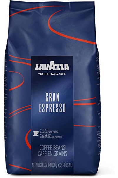 LavAzza قهوة جران إسبريسو حبوب كاملة، تحميص متوسط، 1 كجم