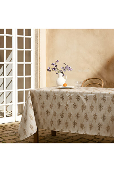 Willuxe مفرش طاولة، غطاء طاولة الطعام، غطاء مقاوم للبقع، مقاوم للماء وقابل لل...