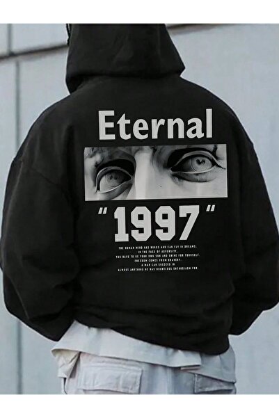 EFFRENATU Hanorac unisex cu glugă tricou - Imprimat pe față și pe toate supra...
