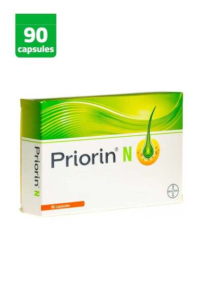 Priorin كبسولات N، مكمل غذائي لعلاج تساقط الشعر، عبوة من 90 كبسولة