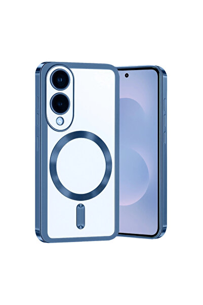 eco port غطاء سامسونج جالاكسي إس 25 إيدج كروس ماجنيتيك سيف - أزرق سييرا