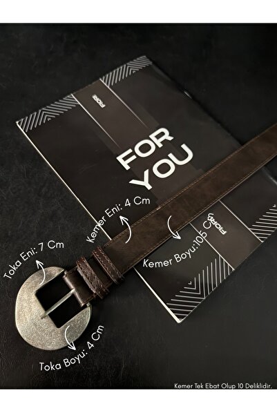 Fiori Curea de pantaloni pentru femei cu cataramă ovală din piele artificială...