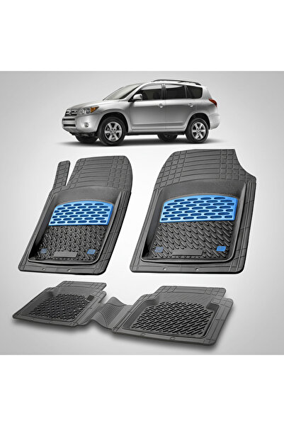 TEAMCAR Πατάκια αυτοκινήτου από καουτσούκ συμβατά με Toyota RAV4 (2006-2012) ...