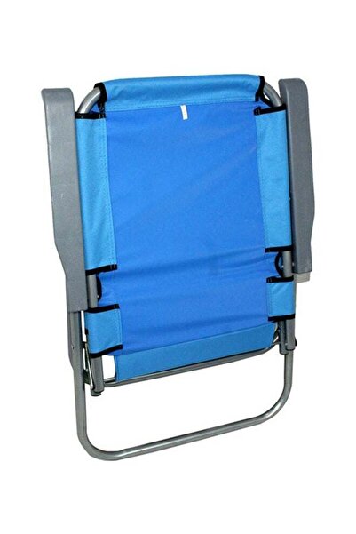 Generic كرسي قابل للطي مريح من ليفينج، أزرق