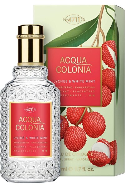Acqua Colonia Lychee & White Mint EDC Unisex Parfüm Egzotik & Tazeleyici Etki 50 ML