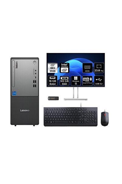 LENOVO ThinkCentre Neo 50T G5 i5 13400 16GB 512GB SSD W11H Masaüstü Bilgisaya...