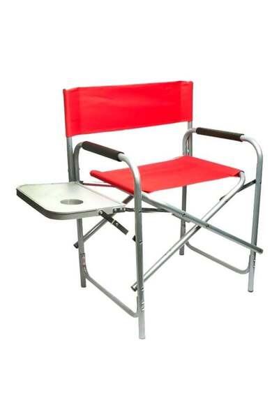 Generic كرسي تخييم مع طاولة جانبية ومسند للذراعين