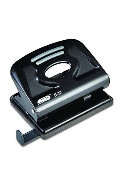 Noki Office Hole Punch 20 Sheets Model H-20 Metal Black
