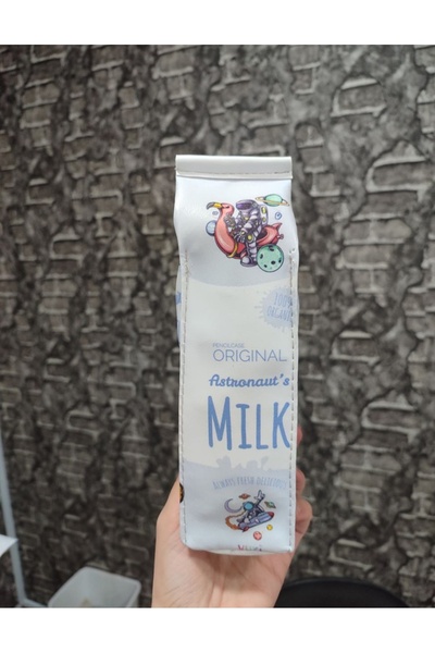 senacacollection صندوق أقلام على شكل صندوق حليب رائد الفضاء، حامل أقلام 21.5×...